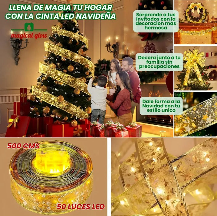 Luz Navideña De Cinta 5 Mts