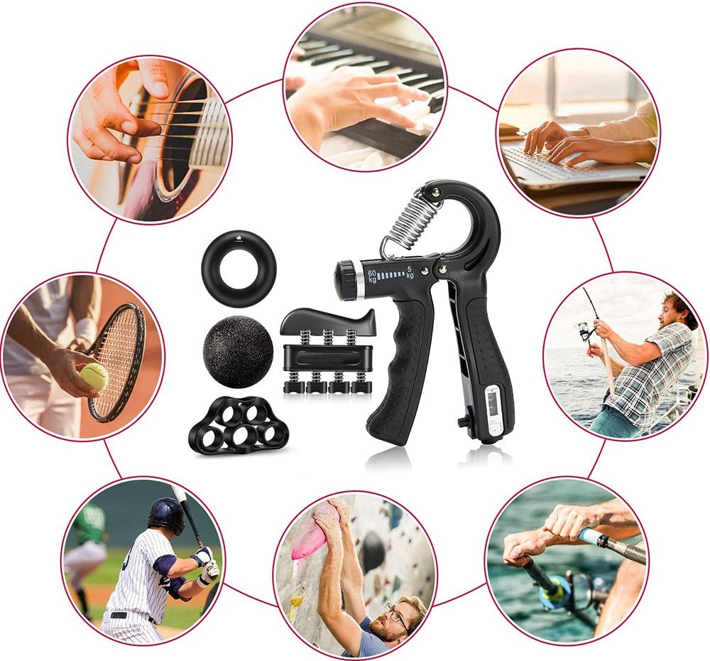 Kit Ejercitador De Mano Hand Grip
